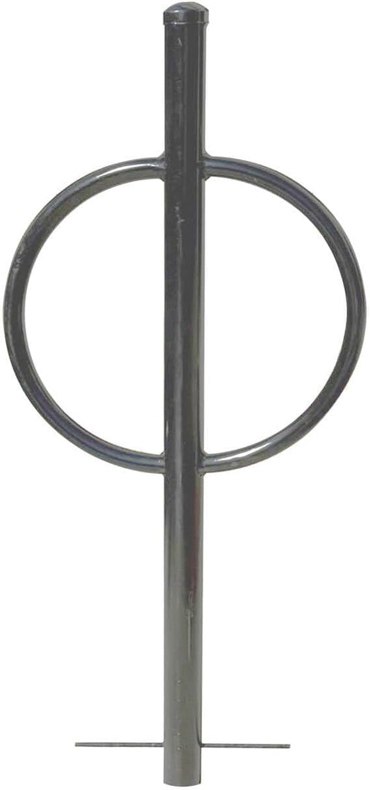 Sandbaggy Post and Ring Rack - In Ground - Commercial Outdoor Bike Parking & Storage Racks (Gray, 10)