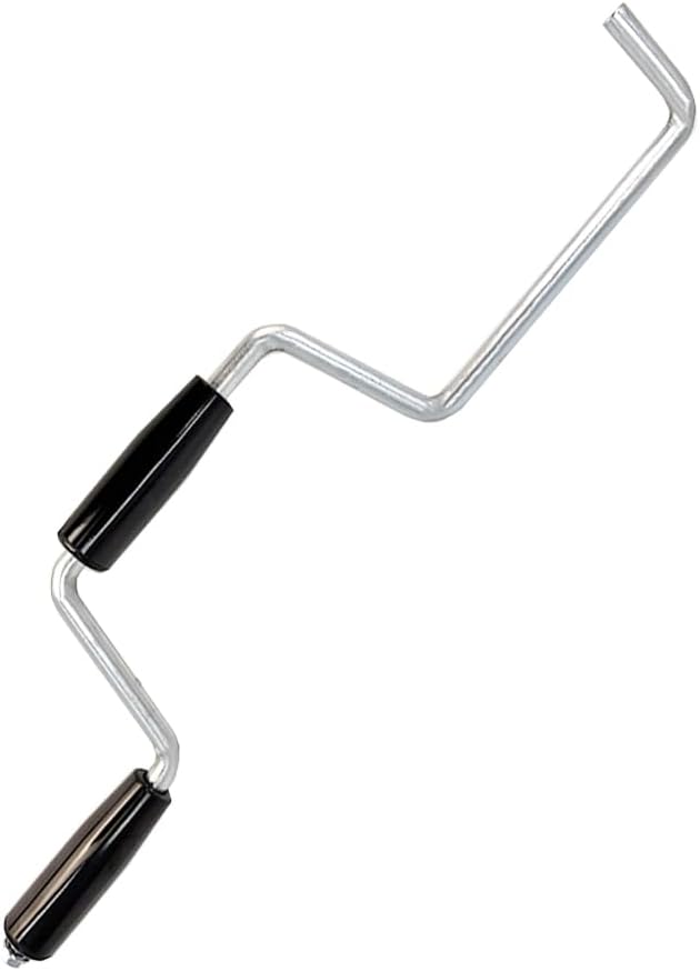 Heavy Duty Winch Strap Winder for Flatbed Trailer, Solid Steel Winding Straps Roll-up Hand Roller, Tie-Downs Winch Straps for Truck Trailer 1PCS