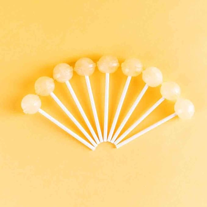 Dum Dums Cream Soda Lollipops - Bulk Candy Bag with Lollipops Individually Wrapped, Single Flavor Gourmet Suckers - 50 Count