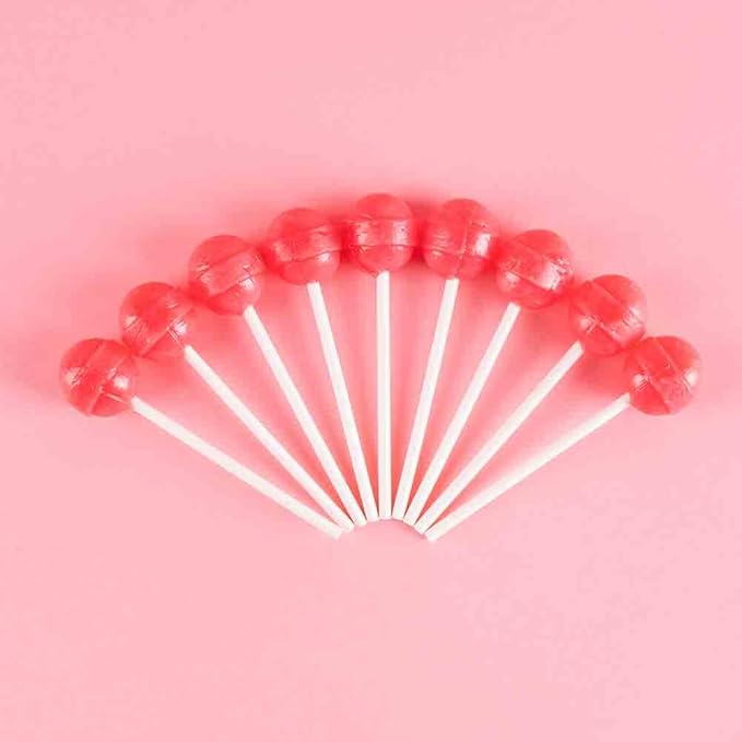 Dum Dums Bubble Gum Lollipops - Bulk Candy Bag with Lollipops Individually Wrapped, Single Flavor Gourmet Suckers - 50 Count