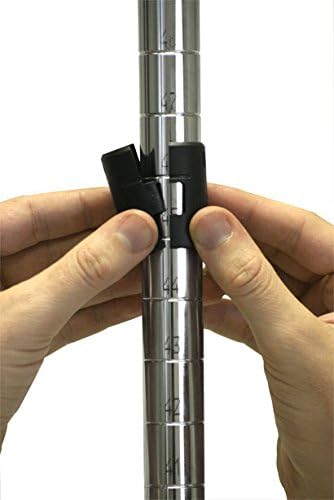 Omega 24" Deep x 42" Wide x 54" High 3 Tier Chrome Starter Shelving Unit