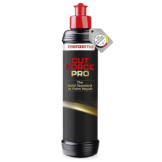 menzerna "Cut Force Pro" Car Polish 8 oz I Premium Polish with Heavy Cut and high Gloss Finish I Buffing & Polishing Compound for Car Maintenance I for Scratches & Sanding Marks I Car Body Repair