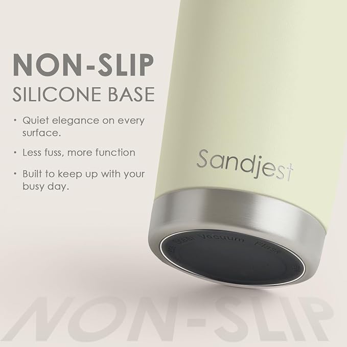 SANDJEST Green Tumbler 20oz Stainless Steel Double Wall Vacuum Insulated, Travel Coffee Cup, Gifts for Men Women Birthday Christmas