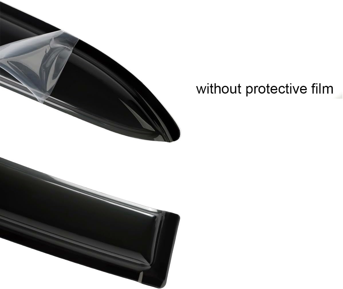 94270 Original Side Window Visors Wind Deflector,4pcs Outside Mount Style Nice Sun Rain Guards Set fit for 2024-2025 Toyota Tacoma Double Cab with 4 Full Size Doors Pickup