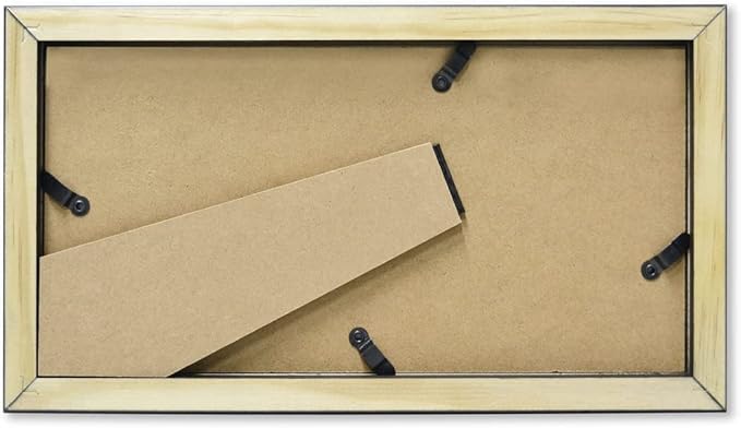 Golden State Art, 5x10 Wood Frame with Mat for 4x9 Business License Certificate with White Mat & Table-Top Display, Real Glass, Black, 10 Pack
