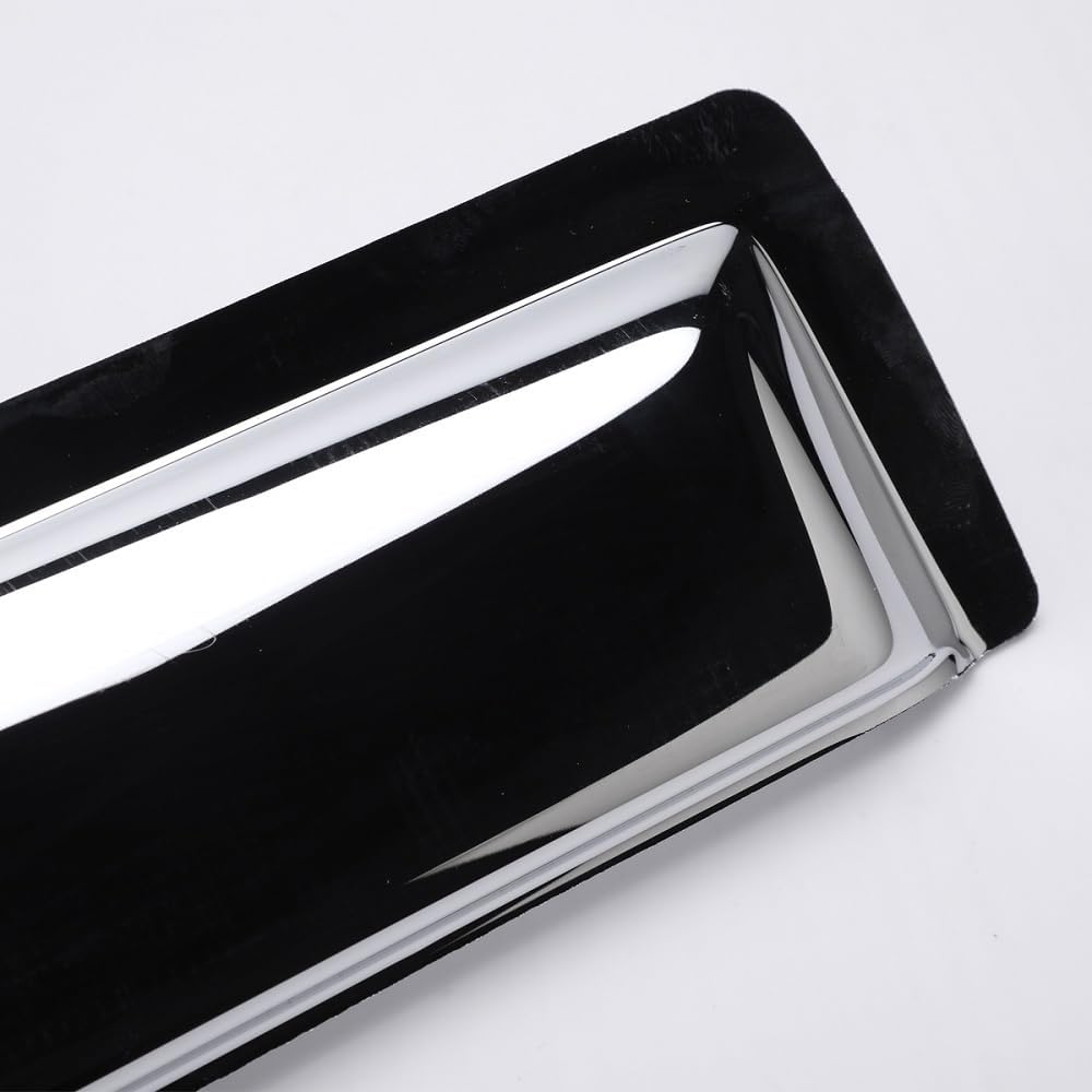 94966Y Chrome Side Window Visor Wind Vent Deflector,4pcs Outside Mount Style Shade Sun Rain Guards Set fit for 2015-2020 Cadillac Escalade ESV,Chevy Suburban 1500,GMC Yukon XL
