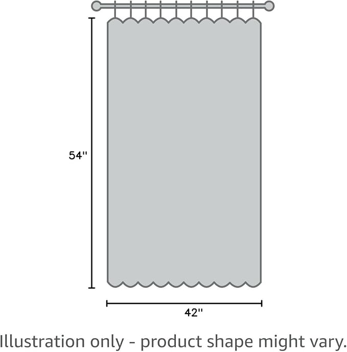 JIUZHEN Blackout Curtains for Bedroom – Thermal Insulated,Noise Reducing Room Darkening Privacy Rod Pocket Drapes for Living Room, Set of 2 Panels with Tiebacks, 42 x 54 inch Long, Ivory