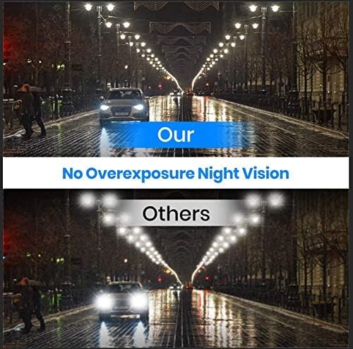 AUTO-VOX V5PRO 1080P 9.35'' OEM Rear View Mirror Camera, Full Laminated Ultrathin Touch Screen Mirror Dash Cam Front and Rear with No Glare, Super Night Vision Car Backup Camera Mirror