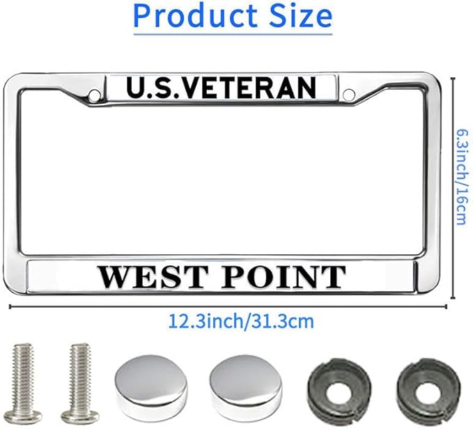 US Army West Point License Plate Frame Military West Point Pride Stylish License Plate Frame