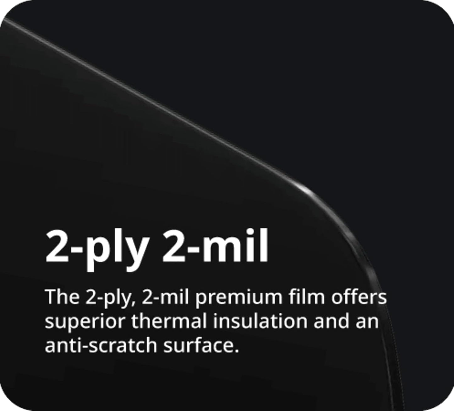 Nano Ceramic Window Tint Film for Cars and Building, Charcoal, 2 Ply Scratch Resistant, Heat Control, and UV 99%, IR 93% Rejection, 15% VLT, 24inx100ft