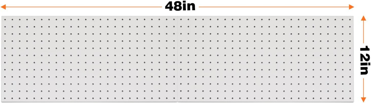 Ultrawall 2 Pcs Metal Pegboard Wall Panels, Peg Boards for Garage Tool Storage