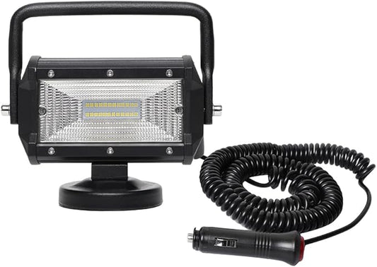 Exzeit Magnetic Light, Led Work Light with Strong Magnetic Base Cigarette Lighter Powered, 36W Portable Flood Light for Car Tractor Truck Camping, Emergency Engineering Repairs, 12/24V