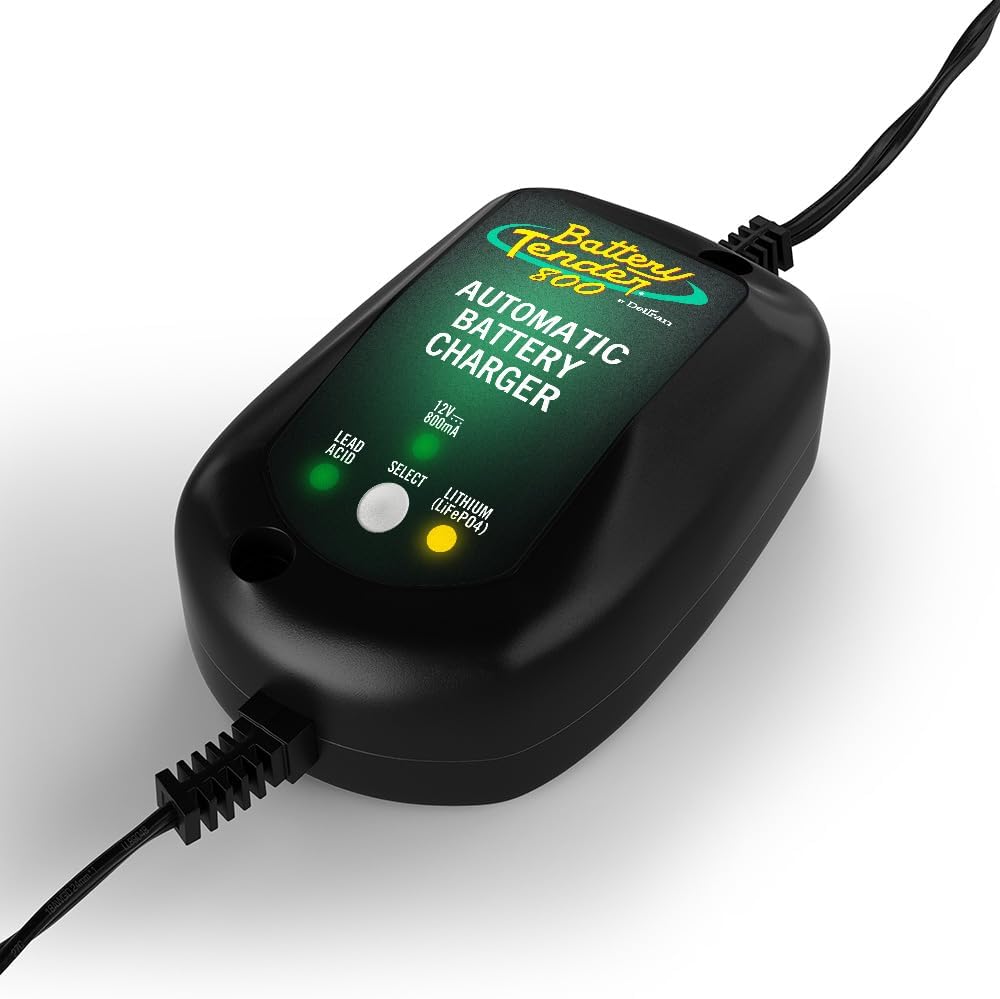 Battery Tender 800 is a SuperSmart Battery Charger that will Constantly Monitor, Charge, and Maintain your Battery. It's Encapsulated and Protected from Moisture by an Electrical Insulation