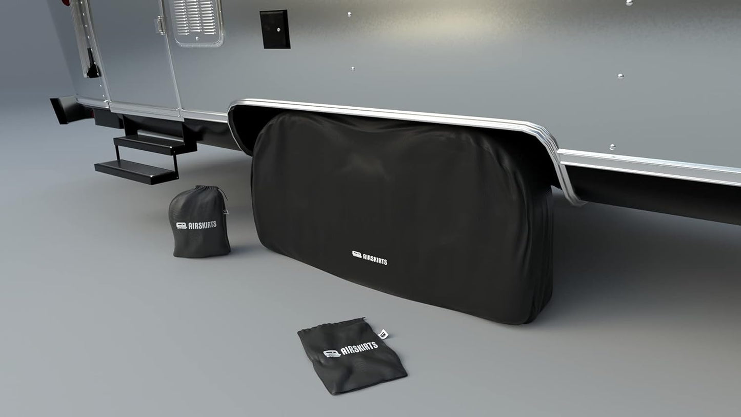 Dual-Axle RV Trailer Tire Covers (Set of 2)