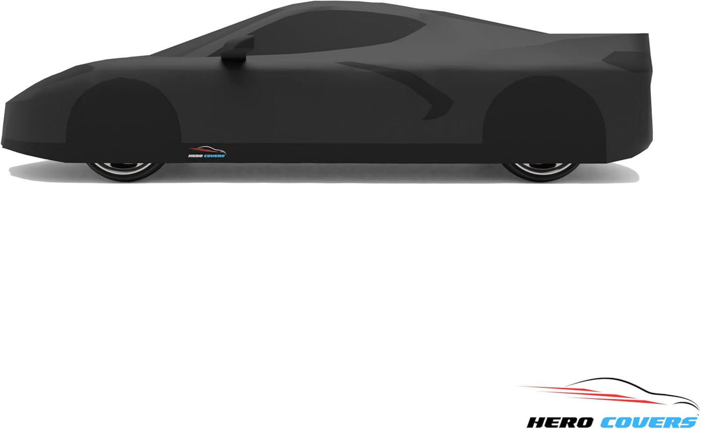 C8 Car Cover Fit for Corvette C8 Indoor and Outdoor Protection (Black)