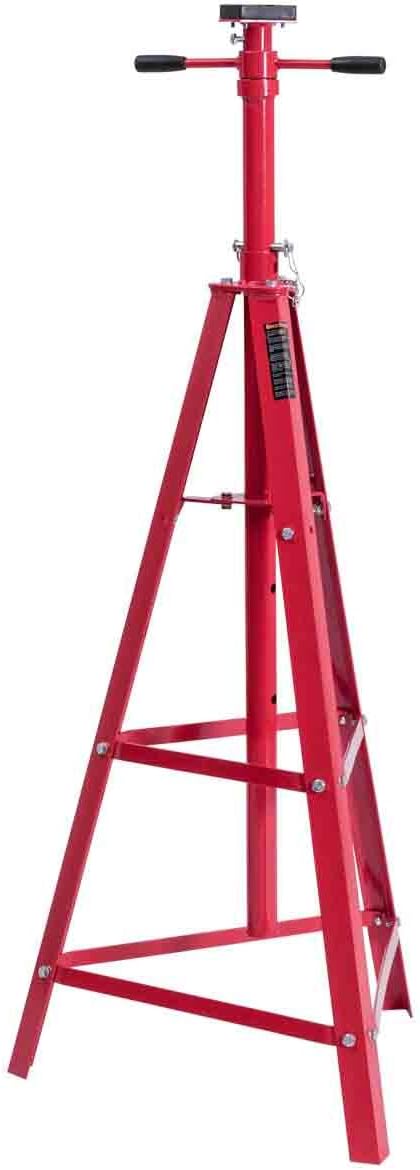 Under Hoist Tripod Stand, Jack Stands 2 Ton High Lift Jack Stand Reach Under Hoist Stand, Heavy Duty Steel Under Hoist Jack Stand