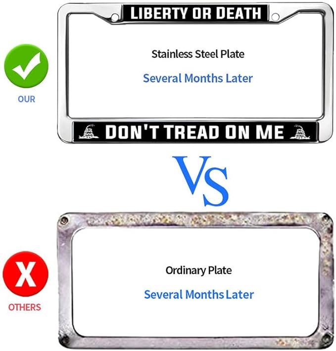 Liberty Spirit License Plate Frame for Christian People Christian Liberty Quote License Plate Frame