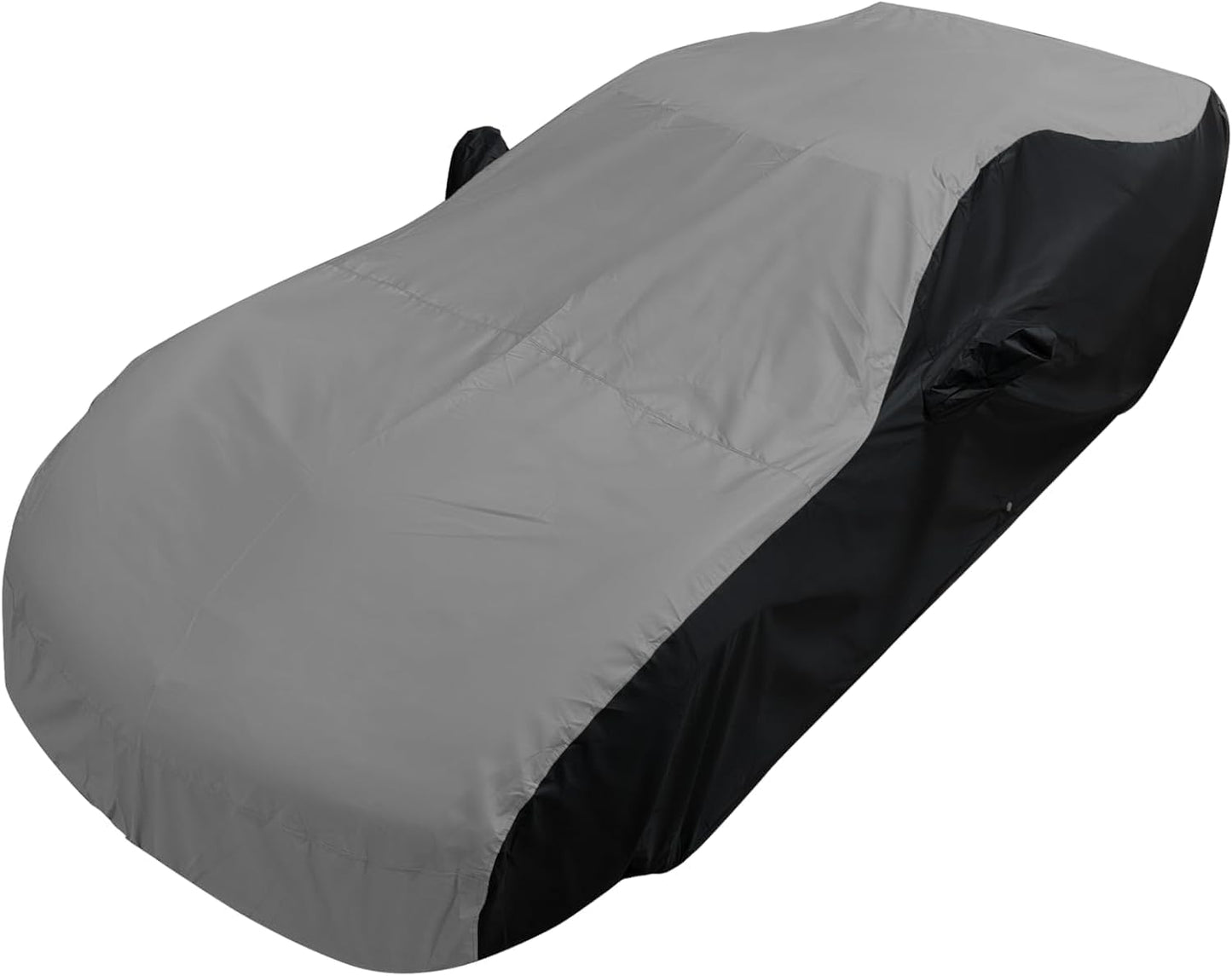 C5 Corvette Car Cover - Custom Fit Outdoor/Indoor Protection Ultraguard Plus 300 Denier Water Resistant - High End Fit for 1997-2004 C5, Z06, Convertible, Hardtop Corvettes (Gray/Black)