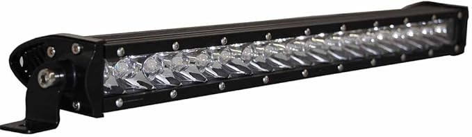 AngelMa Bright Series 22" Inch 100w Straight LED Bar Spot Light Bar 12000 Lumens Off Road for Pickup Cab ATV SUV UTV Truck Bus 4X4WD UTE Van Lamp + Switch Wiring Harness