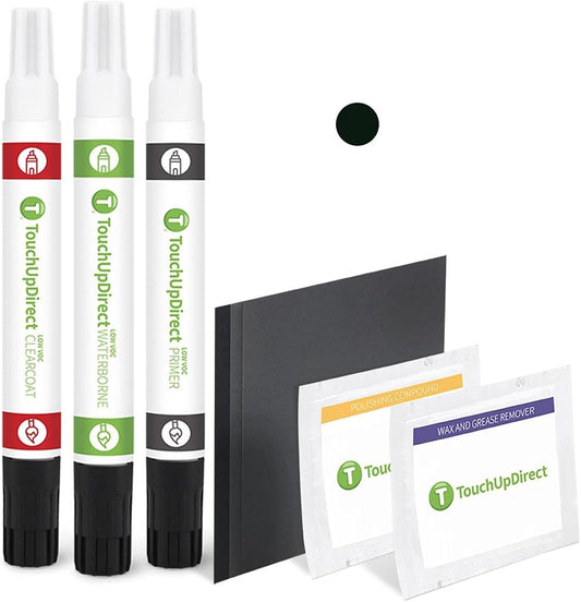 TouchUpDirect 209 Black Sand Pearl Compatible with Toyota Exact Match Touch Up Paint Combo - Platinum Kit