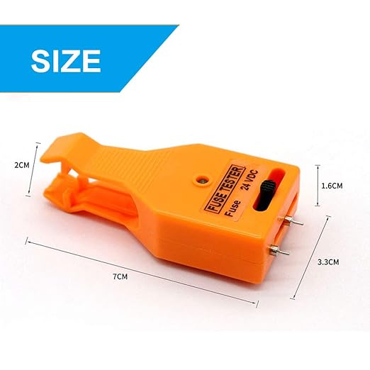 DC 24V Automotive Multifunctional Blade and Glass Tube Fuse Tester Puller ATO/ATC ATM Removal Tool Detect and Find The Burned in The Car Fuse Box