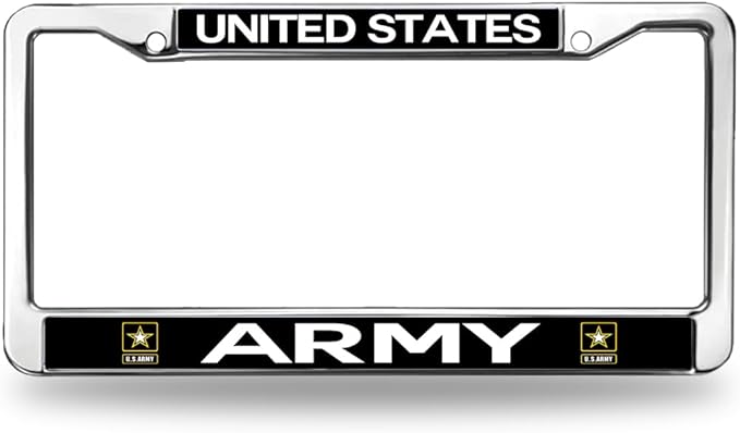 United States Army License Plate Frame for Car Lovers US Veteran Superhero License Plate Frame Custom