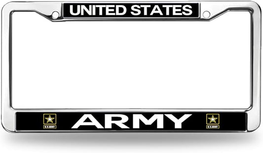United States Army License Plate Frame for Car Lovers US Veteran Superhero License Plate Frame Custom
