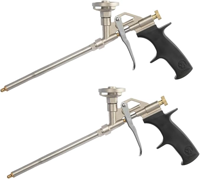 INTERTOOL Expanding Foam Spray Gun 2 Pack - PU Sealant Foam Applicator for Caulking Insulation Dispensing Filling Gaps and Cracks - PT-0603-2