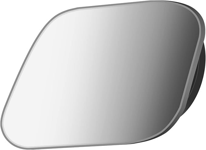 2 pcs Blind Spot Mirrors, HD Glass Convex 360° Wide Angle Side Rear View Mirror with ABS Housing for Cars SUV and Trucks