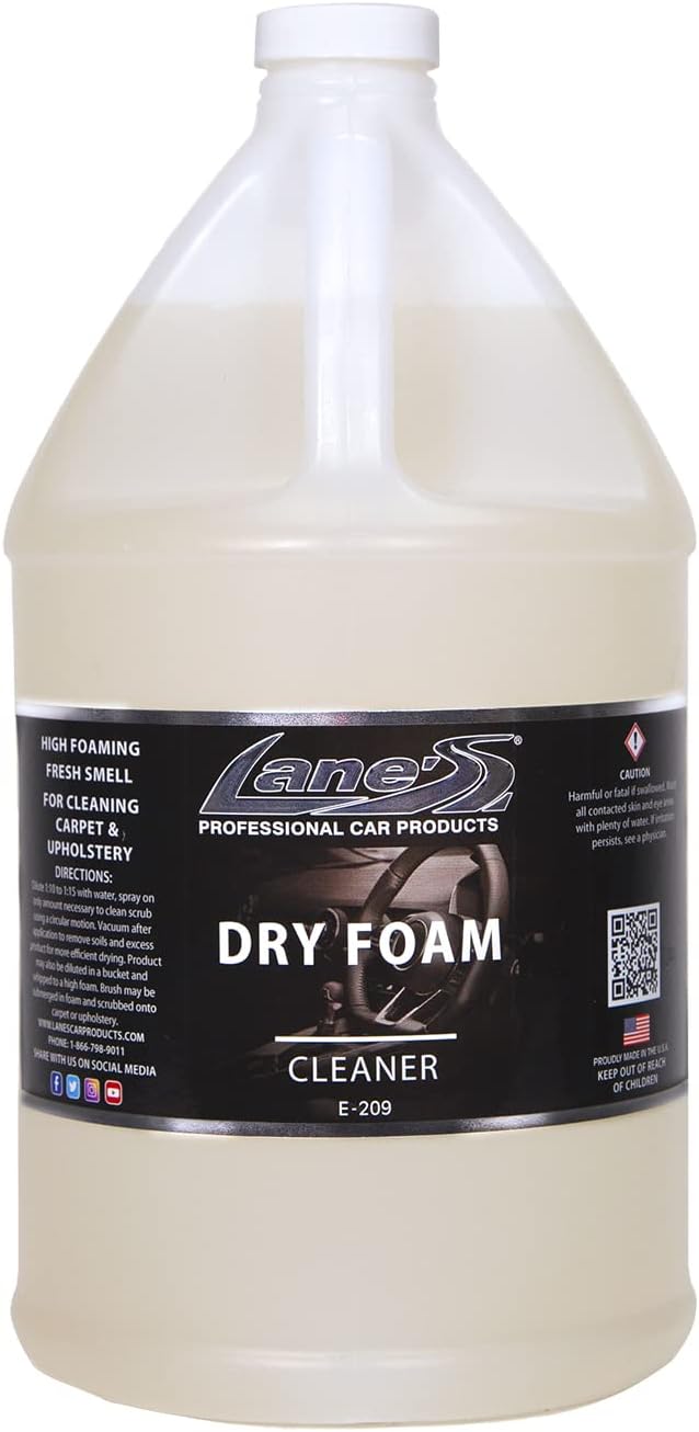 LANE'S Carpet Cleaner Spray- Carpet Cleaner Foam, Removes Odor, Fights Tough Dirt and Stains, Professional Grade Cleaning Spray- 1 Gallon