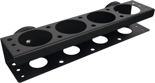 MUTUACTOR Super Power Tool Organizer, Non-Slip 4 Drill Holder Magnetic Mount with 2 Layer Heavy Duty Metal Storage Rack, Garage Tool Organizer with Screwdriver, Plier, Impact Drill Drivers