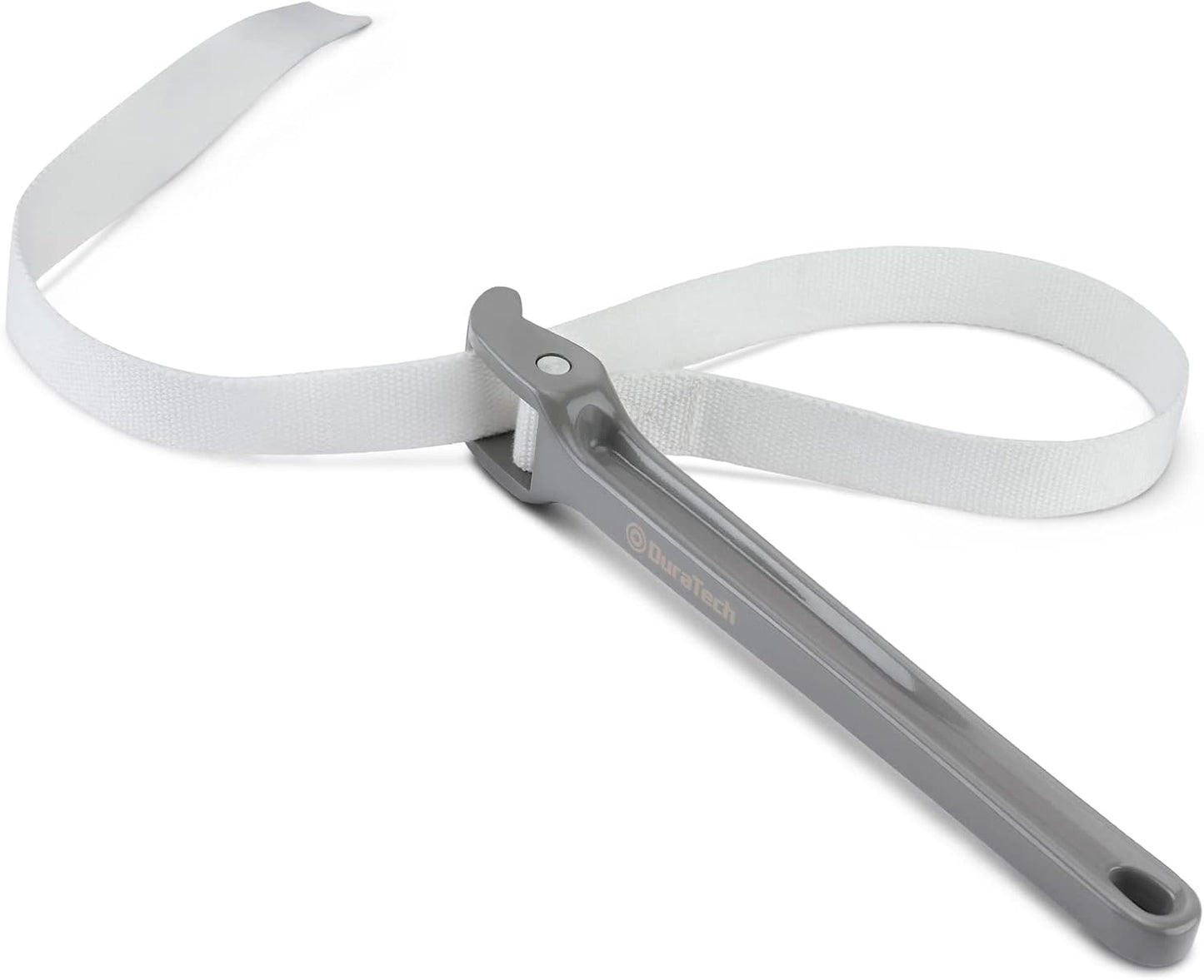 DURATECH Strap Wrench 12" Handle, Adjustable Nylon Strap Pipe Wrenches, Oil Filter Strap Opener Wrench