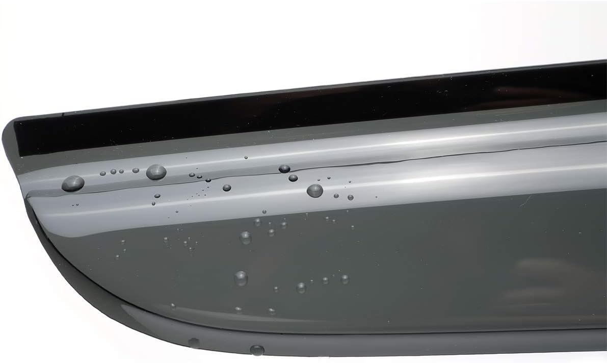 2pcs Outside Mount Style Dark Smoke Window Rain Guards Durable Side Wind Deflectors Window Visors Fit for 2000-2006 Toyota Tundra Standard Cab