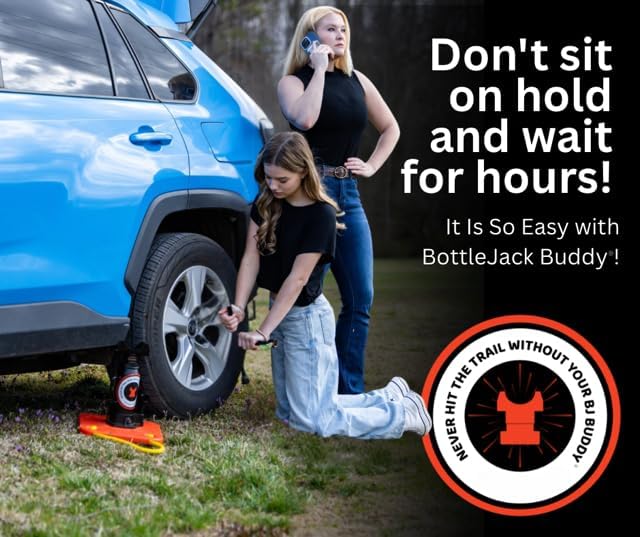 USA Made Bottle Jack Buddy™ 3 inch axle Saddle