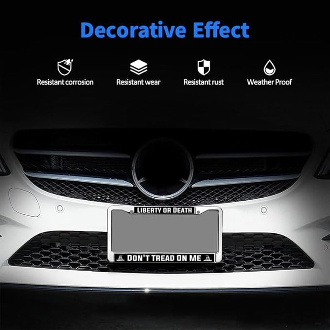Liberty Spirit License Plate Frame for Christian People Christian Liberty Quote License Plate Frame