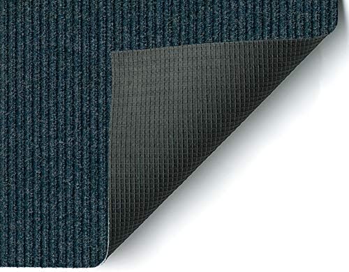 KOECKRITZ Heavy Duty Durable All Weather Indoor/Outdoor Non Slip Entrance Mat Rugs and Runners for Office Business Building Home Garage Front Door (3' x 10', Blue)