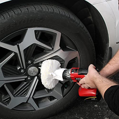 Flitz Car Buffing Kit (Basic) - USA-Made Car Care Kits for Vehicles - Includes 1lb Polish, 5" Buff Ball & 4 Microfiber Cleaning Cloths - Car Polishers and Buffers Kit to Remove Rust, Oxidation, & More
