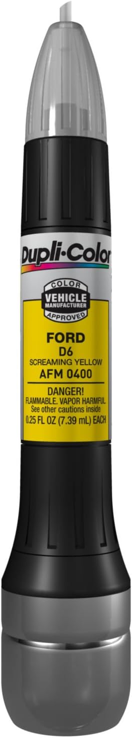 Dupli-Color AFM0400 Scratch Fix All-In-1 Exact-Match Automotive Touch-Up Paint – Ford Screaming Yellow – 0.25 oz. Paint Pen