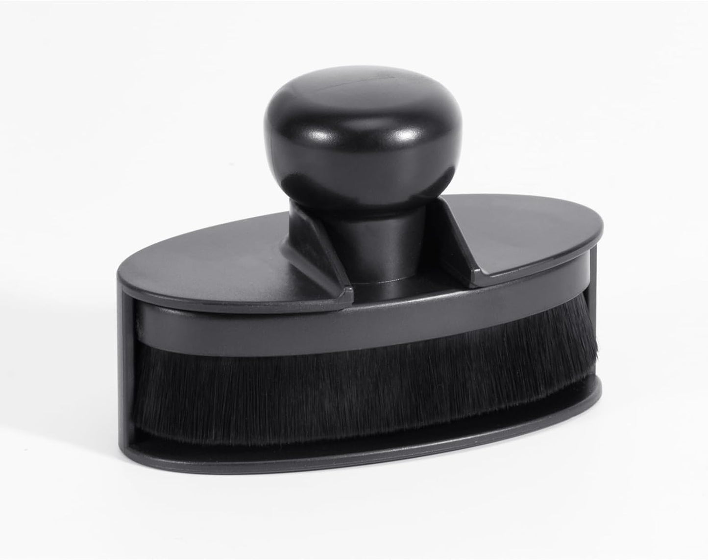 UNIMEIX Tire Shine Applicator Brush Large Vegan Oval Tire Shine Brush with Storage Stand for Vehicles Tire Shine Polish Wax and Car Wash