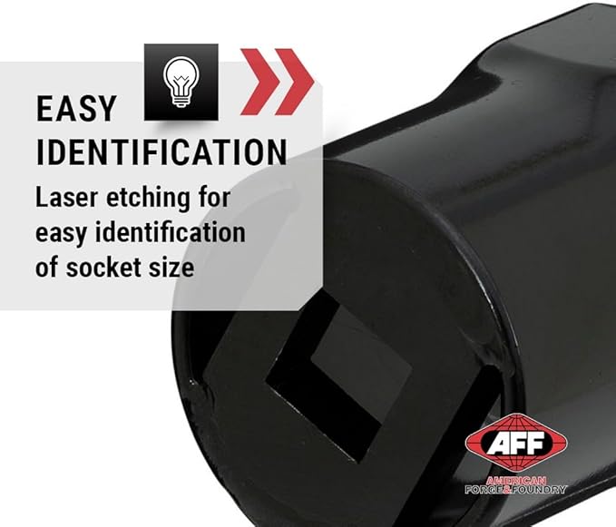 AFF 3/4" Drive Wheel Bearing Locknut Socket (Available in 6 or 8 Points & Multiple Sizes)