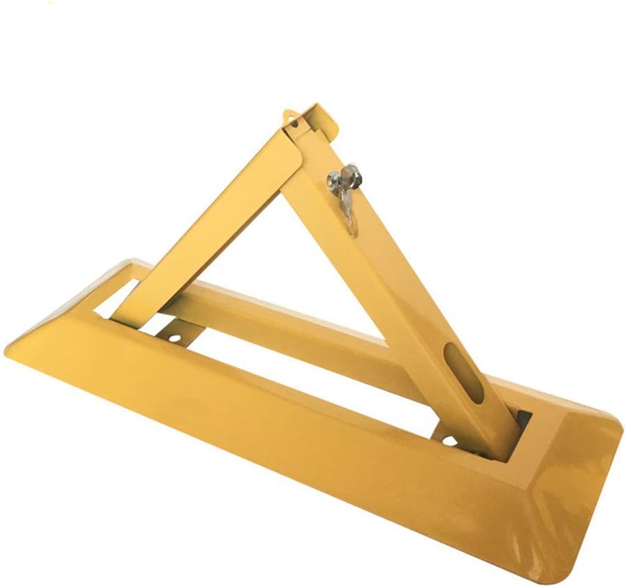 Vechkom Folding Parking Barrier Removable Parking Space Lock Manual Parking Blocker