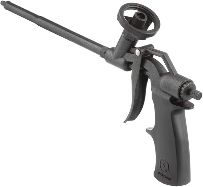 INTERTOOL Expanding Foam Spray Gun 2 Pack - PU Sealant Foam Applicator for Caulking Insulation Dispensing Filling Gaps and Cracks - Full Teflon Non-Stick Coated PT-0606-2