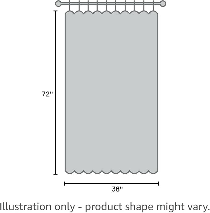JIUZHEN Blackout Curtains for Bedroom - Thermal Insulated Room Darkening Rod Pocket Curtains for Living Room, Set of 2 Panels with Tiebacks, 38 x 72 Inch Length, Dark Grey