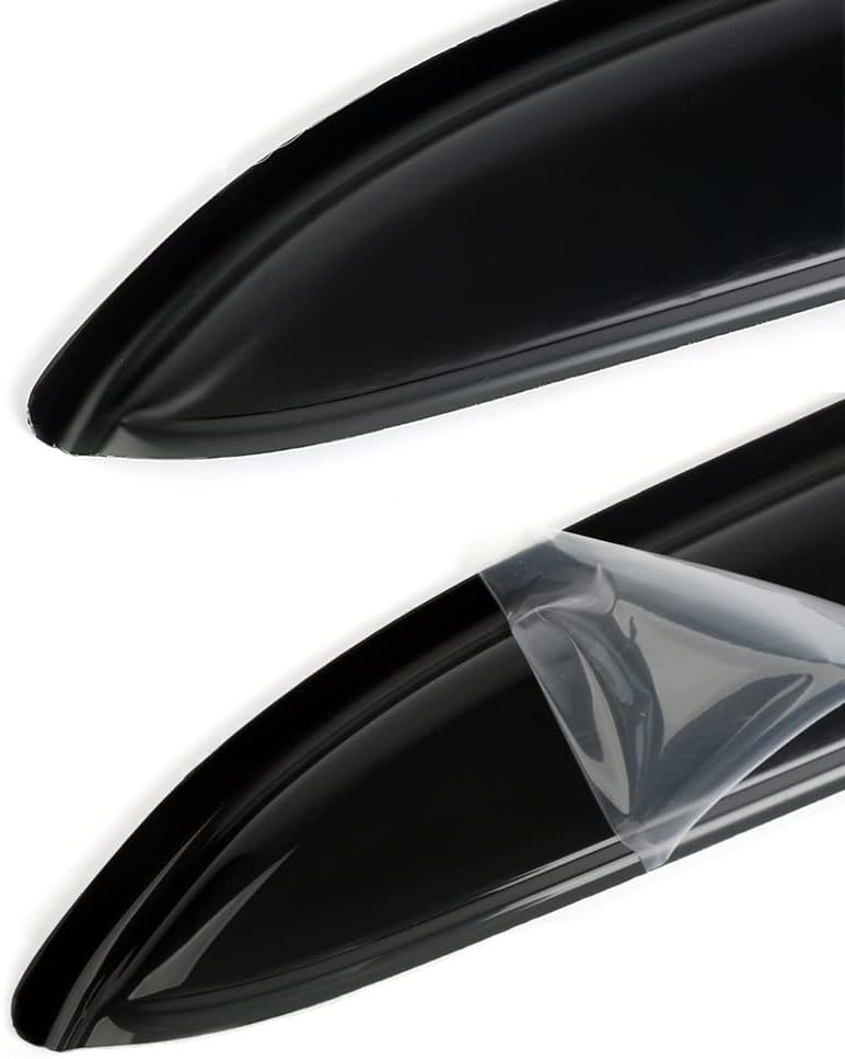 Original Side Rain Guards, 4pcs Out-Channel Tape-On Nice Wind Deflector Set, Window Visors fit for 2011-2020 Mitsubishi Outlander (Not Fit Outlander Sport Models) 94642