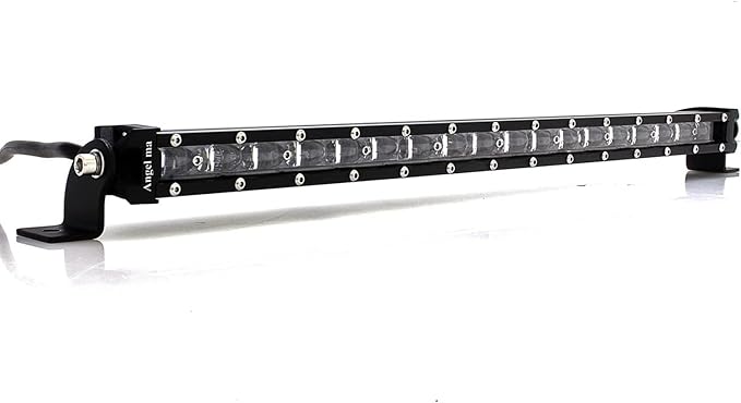 Ultra Slim Led Light Bar Single Row 38 Inch 180W LED Fog Driving Lights Spot Off Road Car Bar for ATV SUV Boat Truck 4WD Pickup Tractor Van Camper Road Roller Bulldozer Crane Offroad Vehicles