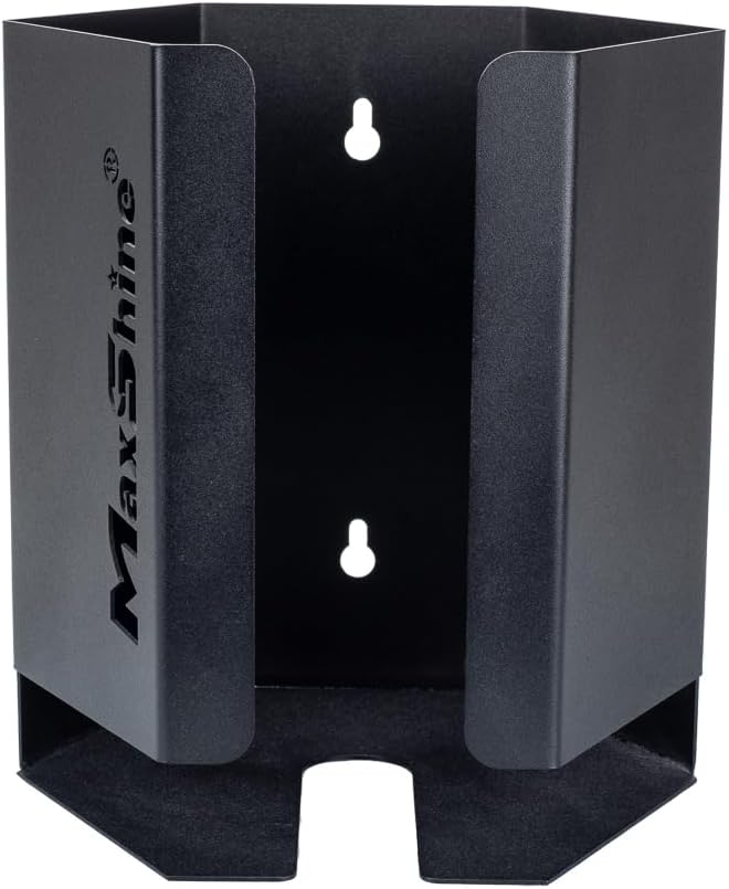 Maxshine 5" Universal Foam Pads Mini Holder – Wall-Mounted Organizer for 6+ Polishing Pads – Compact, Durable & Anti-Corrosive – Space-Saving Design for Garage & Mobile Car Detailing