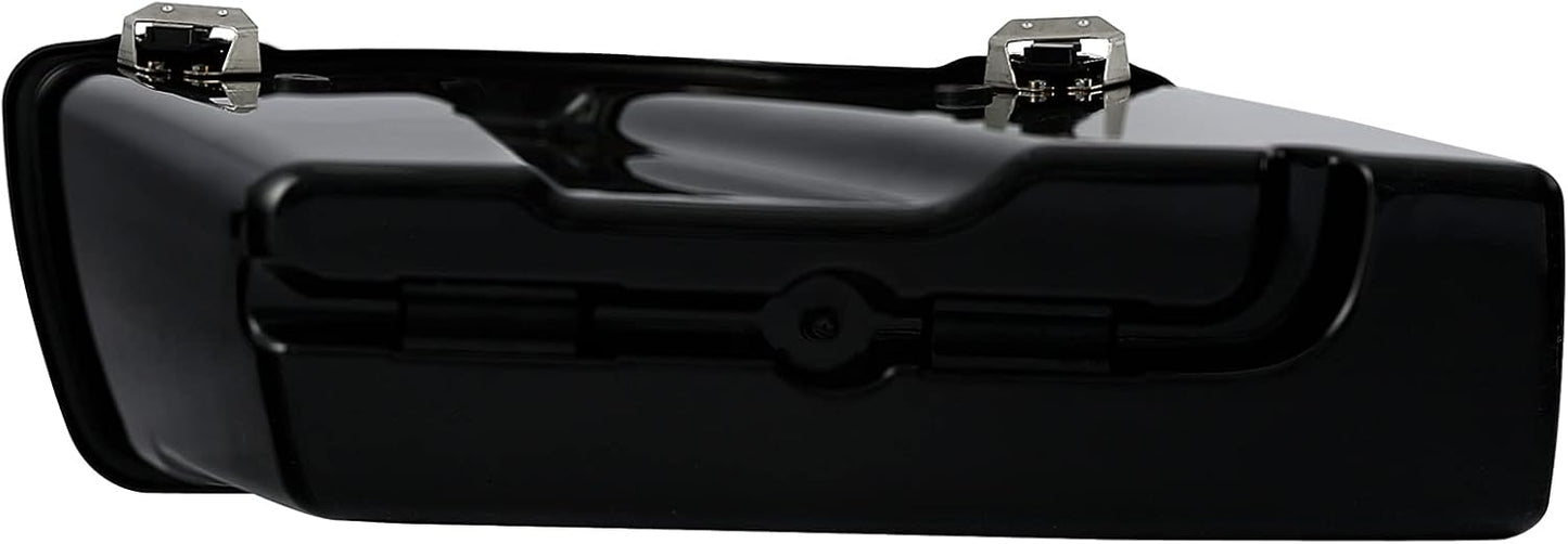 Green-L Matte Black Hard Saddlebags Fit for Harley Road King Street Glide Electra Glide Ultra 1994-2013 Touring Models