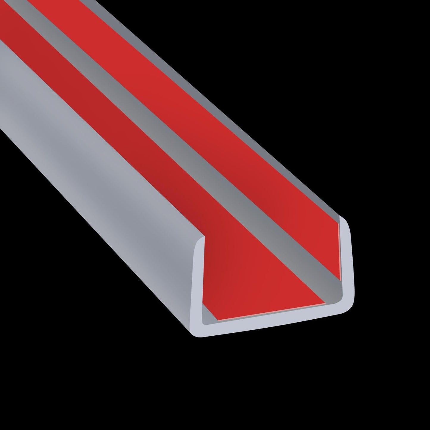 Rubber Edge Trim, Flexible Self Adhesive U Shaped Peel and Stick Edge Banding, 1-3/8"(35mm) U Channel Protector for Door Sides, Edge Guards for Woods, Furniture, 20Ft, Grey Color