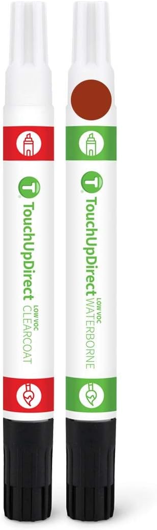 TouchUpDirect 4X0 Inferno Compatible with Toyota Exact Match Touch Up Paint Combo - Essential Kit