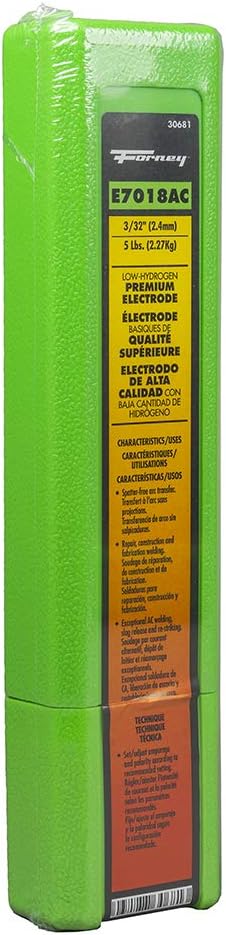 Forney 30681 E7018 AC Welding Rod, 3/32-Inch, 5-Pound